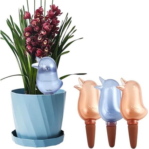 4 Pack Self Watering Spikes,Indoor Plant Watering Globes, Bird Shape Automatic - Picture 7 of 7